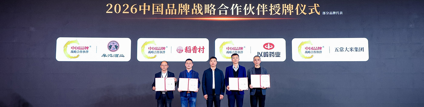 中国品牌战略合作伙伴授牌仪式